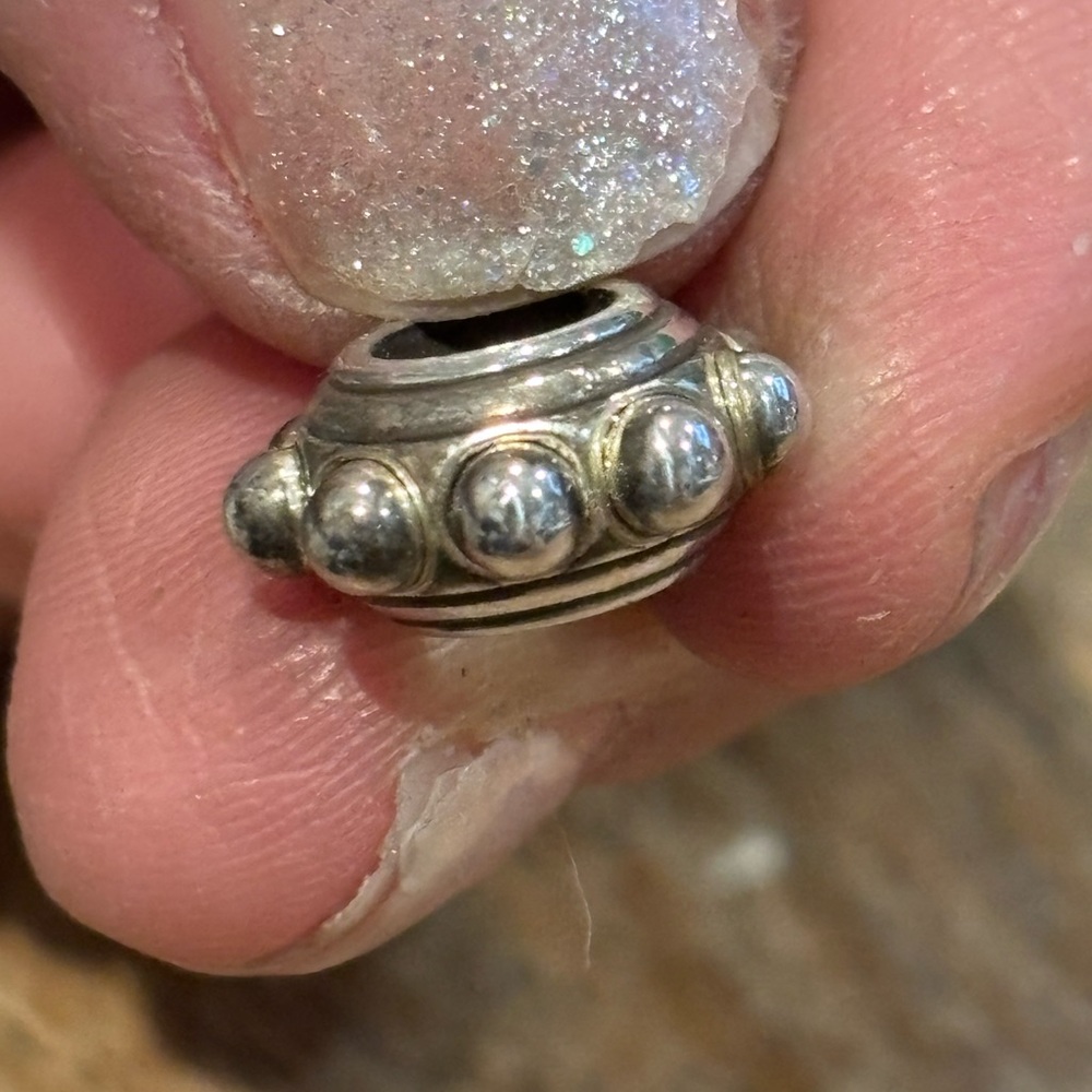 Brighton Silver Bead Bracelet Charm